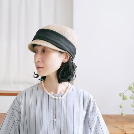 mature ha.:ローシルク キャップ mature ha. knit cap linen silk | monday mama market