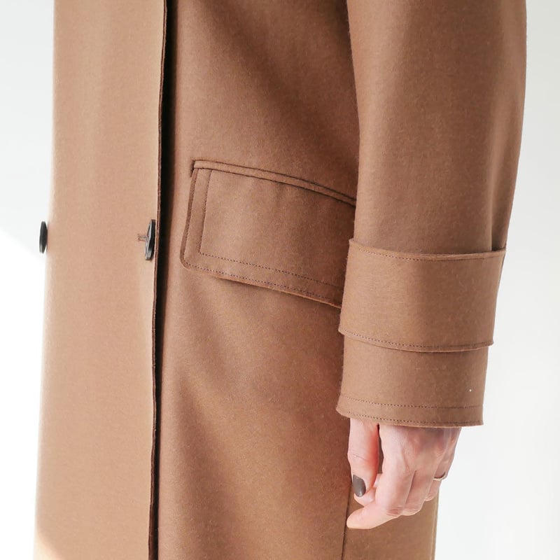 SACRA｜サクラ｜ミルドインターロックコート｜CAMEL｜ | GOUACHE FUKUOKA