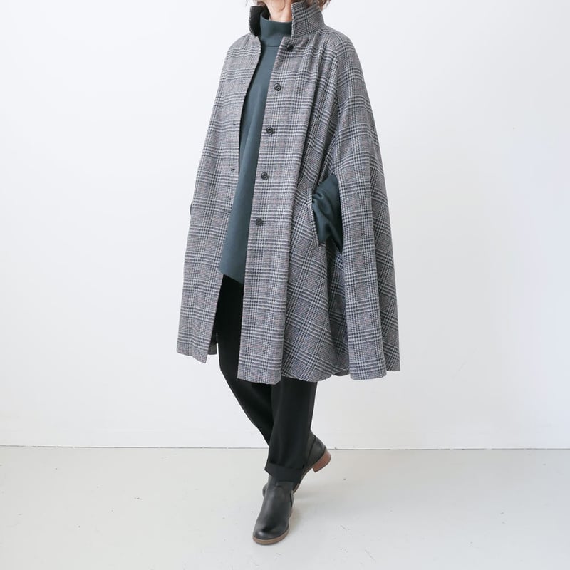 SACRA ポンチョ コート ジャケット 16-6-69 SACRA ポンチョ コート ジャケット 16-6-69 SACRA｜サクラの