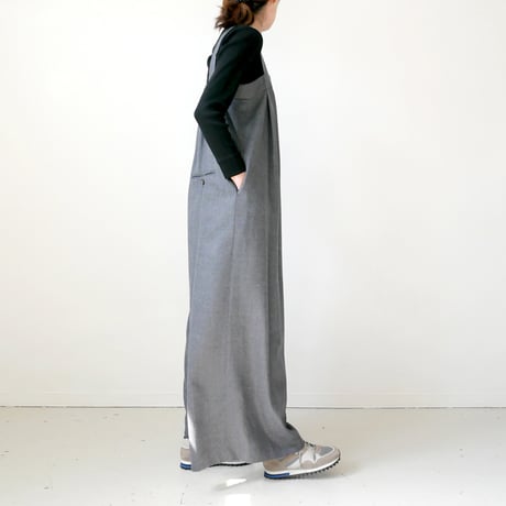 SACRA  サクラ｜SUPER FINE SAXONY SALOPETTE｜124507051｜GRAY