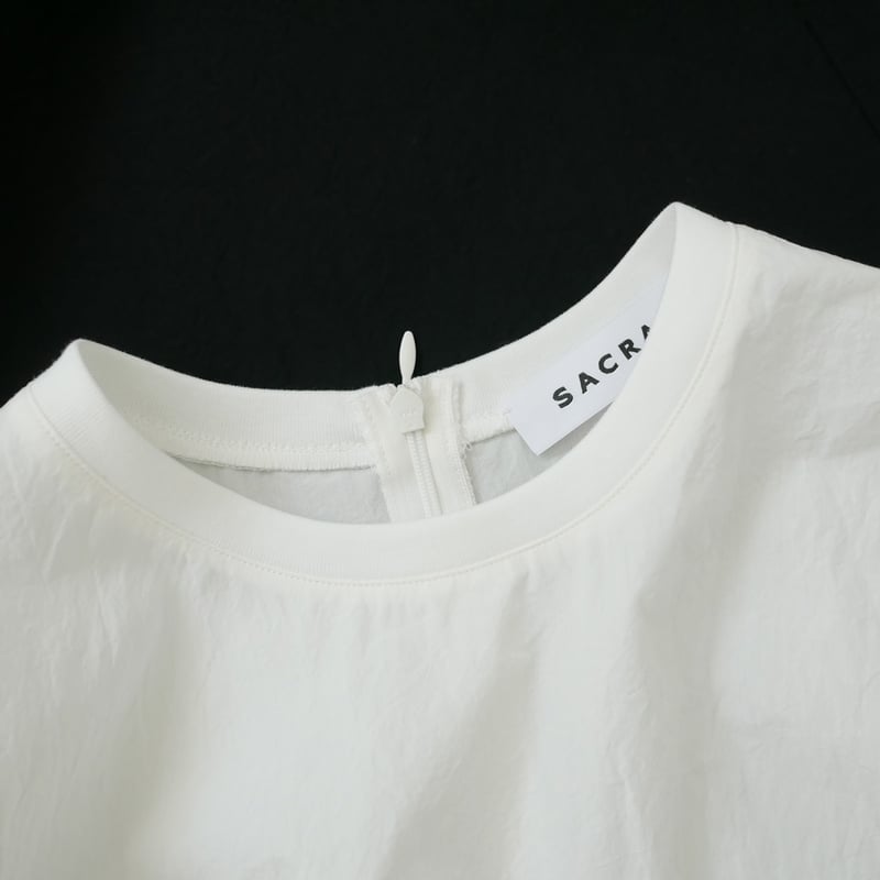 SACRA｜サクラ ｜H.COUNT COTTON TUMBLE CROPPED TOP｜OF