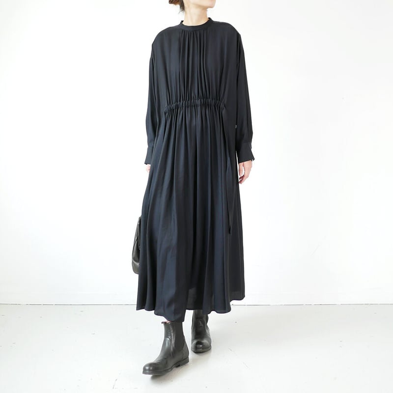 SACRA TRIACE VINTAGE TWILL OP ギャザーワンピース SACRA ｜ サクラ｜TRIACE VINTAGE TWILL OP ギャザーワンピース｜1