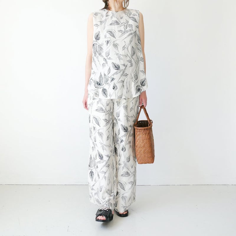 美品✨オーガ　OHGA FLOWER PANTS M ホワイト　フラワーパンツ flower｜フラワー【公式】のパンツ一覧通販