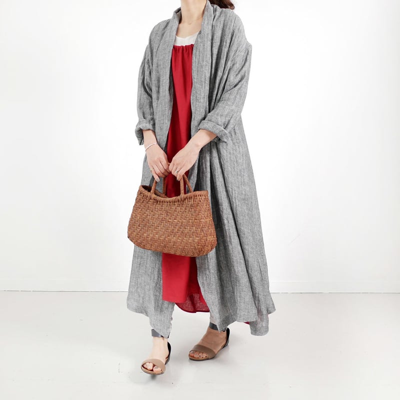 山ぶどう｜山葡萄｜かごバッグ｜網代編 扇形 | GOUACHE FUKUOKA