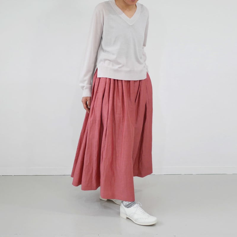 SACRA ｜サクラ ｜リネンカールマイヤースカート | GOUACHE FUKUOKA