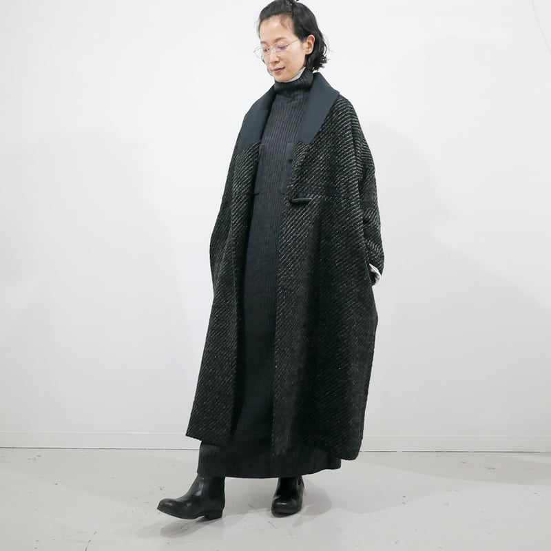 SACRA｜サクラ ｜EX.FINE LAMBWOOL RIB OP｜125630041｜CH