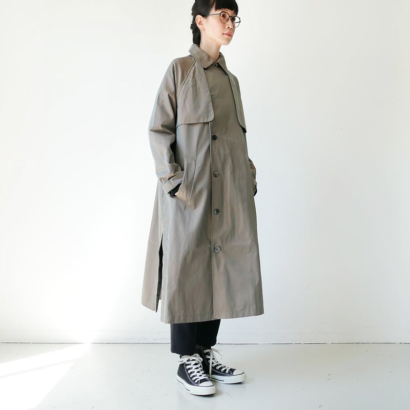 UNIVERSAL TISSU ユニバーサルティシュ ロング コート UNIVERSAL TISSU (ユニバーサルティシュ) ウールカシミヤ