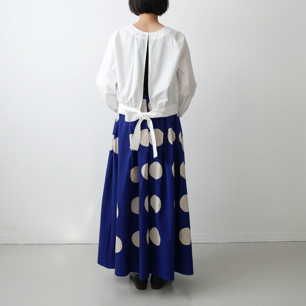 THE FACTORY ザ・ファクトリー バティック Big Dot ギャザースカート B