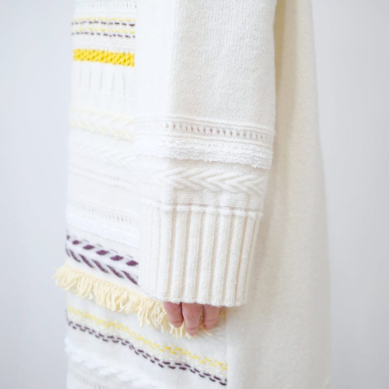 COOHEM| コーヘン | WOMEN_MULTI TWEEDY KNIT ONE-PIEC