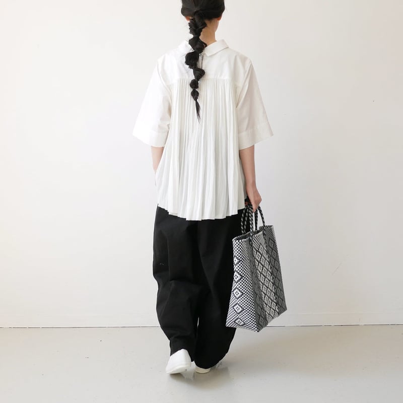 SACRA バックプリーツPOブラウス SACRA｜サクラ ｜バックプリーツPOブラウス｜120120031｜WHITE