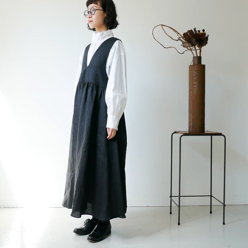 HISCHRONE ヒスクローネ　ワンピース　エプロン　※難あり HISCHRONE ヒスクローネ ワンピース エプロン ※難あり 2025年