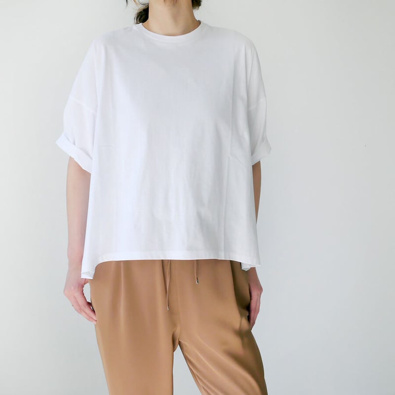 SACRA｜サクラ｜COMPACT FINE COTTON TOPS｜ファインコットン T