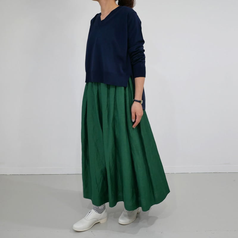 SACRA ｜サクラ ｜リネンカールマイヤースカート | GOUACHE FUKUOKA