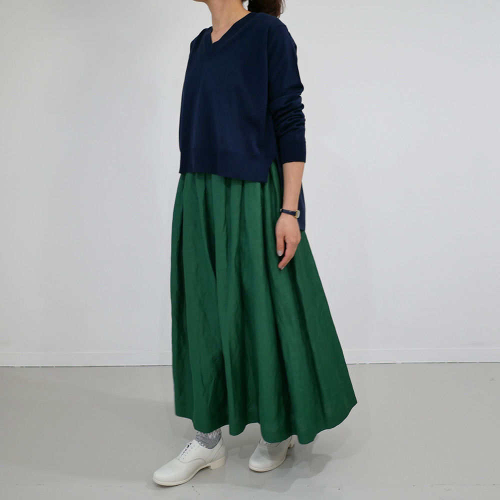 SACRA ｜サクラ ｜リネンカールマイヤースカート | GOUACHE FUKUOKA