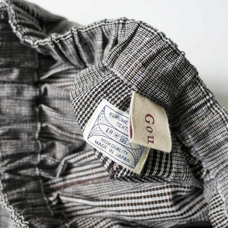 ★18日までの価格！久留米絣 ワイドパンツ　フリーサイズ　藍暦 ☆18日までの価格！久留米絣 ワイドパンツ フリーサイズ 藍暦 ☆18日