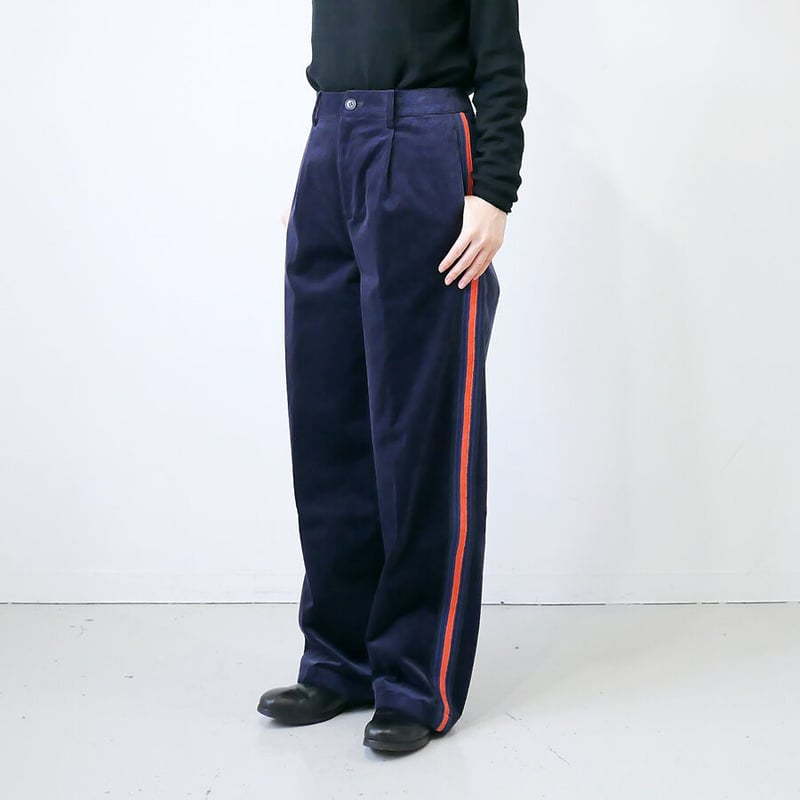 COOHEM| コーヘン | KNIT SIDELINE CORDUROY PANTS|サイド...