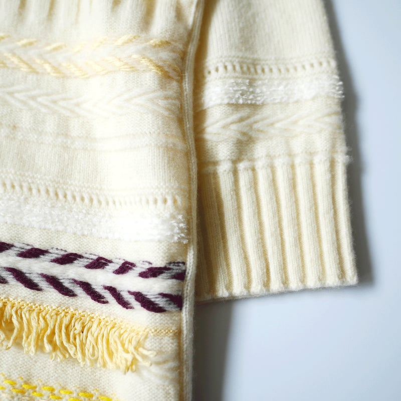 COOHEM| コーヘン | WOMEN_MULTI TWEEDY KNIT ONE-PIEC