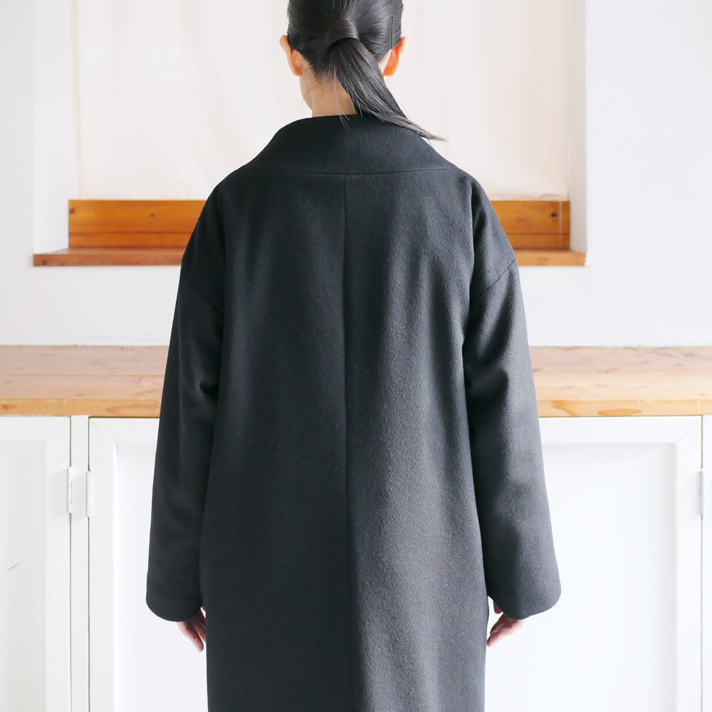SI-HIRAI｜スーヒライ｜スーパー100ビーバーハイネックコート ｜chaw19 
