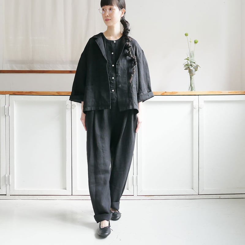 【美品】 si-si-si comfort リネンジャケット　 40 Si-Si-Si comfort｜スースースーコンフォート ｜ヘヴィリネンV