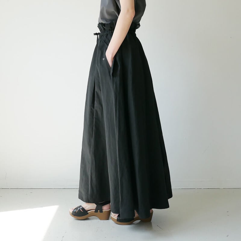 SACRA｜サクラ ｜CO/LI WASHED TYPEWRITER SKIRT| 12322