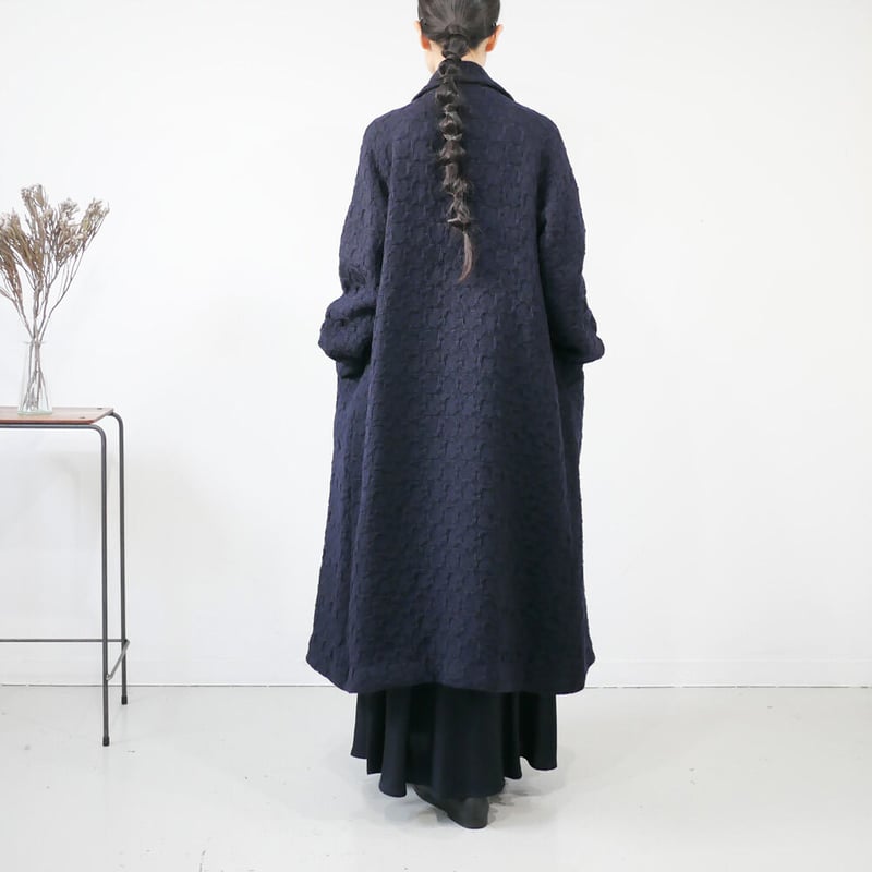 ブルーブルージャパン インディゴロングコート/チェスターコート チェスターコート メンズ モード系 ロングコート ロイヤルブルー