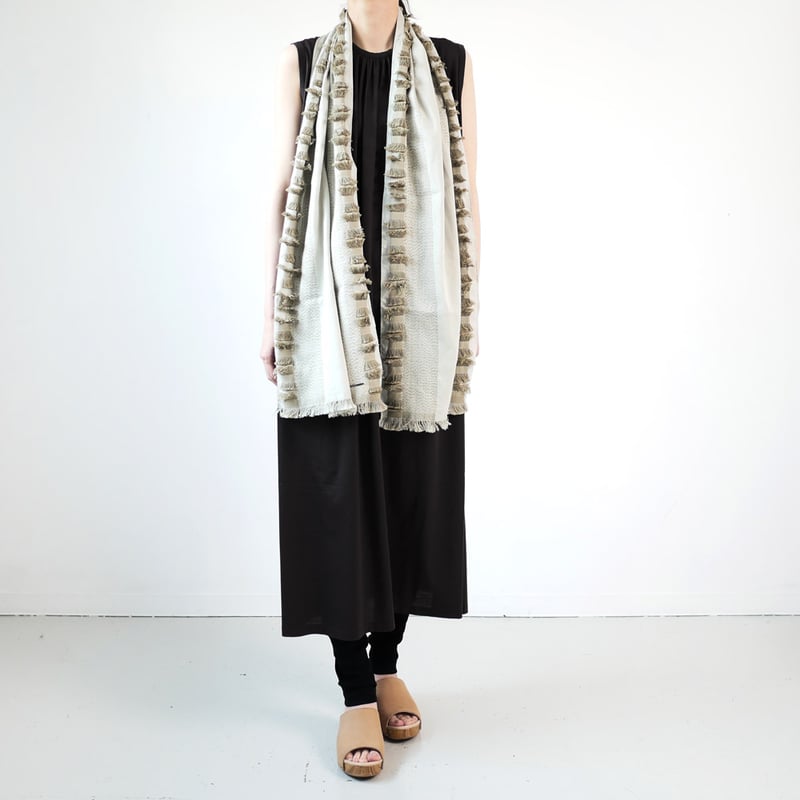 SACRA｜サクラ ｜ビスコースコットンワンピース｜120262021｜BLACK