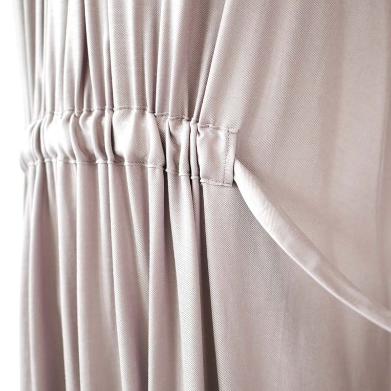 SACRA ｜ サクラ｜TRIACE VINTAGE TWILL OP ギャザーワンピース｜1