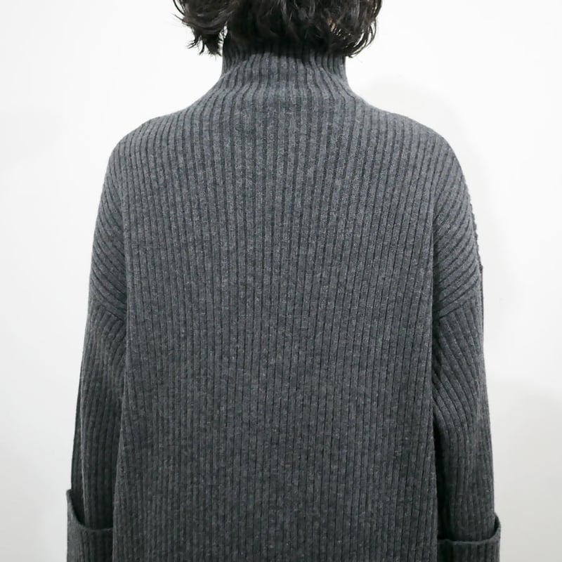 SACRA｜サクラ ｜EX.FINE LAMBWOOL RIB OP｜125630041｜CH