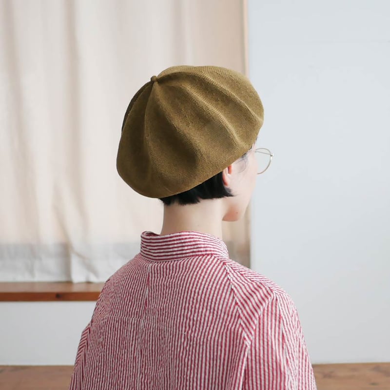 mature ha.｜マチュアーハ｜beret top gather big silk｜ベレー