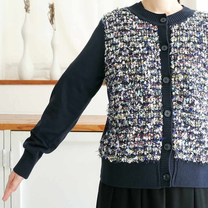 COOHEM| コーヘン | AUTUMN GARDEN TWEED CARDIGAN｜ツイー...