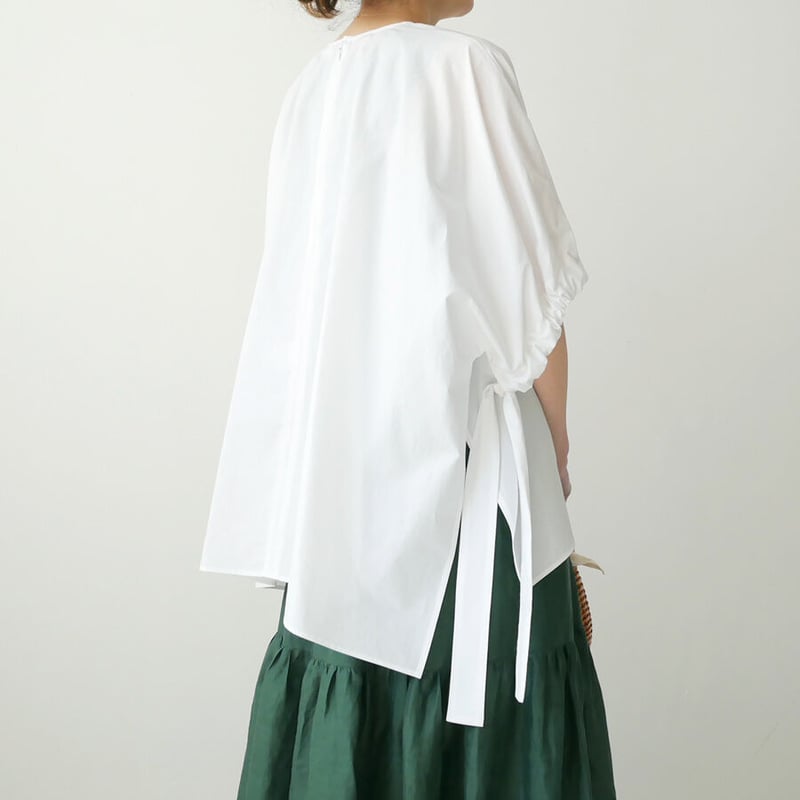 SACRA｜サクラ ｜COTTON LINEN TYPEWRITER TOP｜12321207