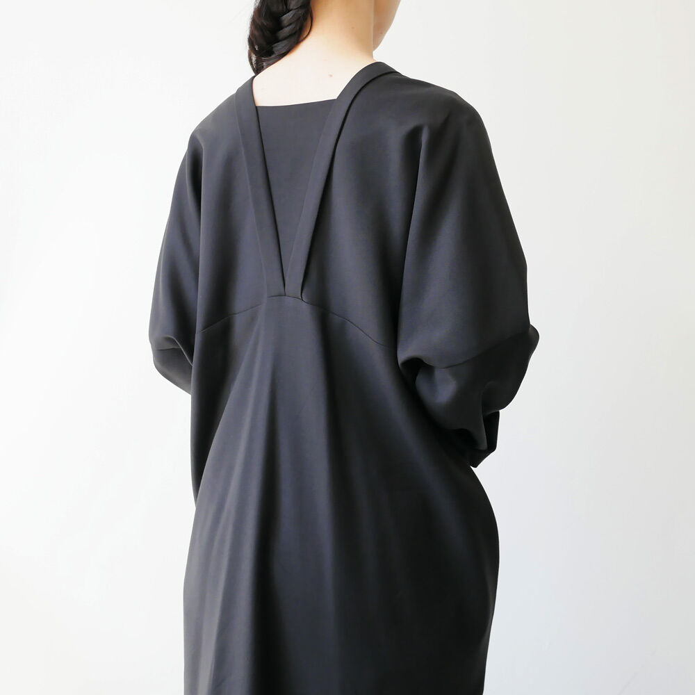 SI-HIRAI｜スーヒライ｜ダブルクロスレクタングルドレス  