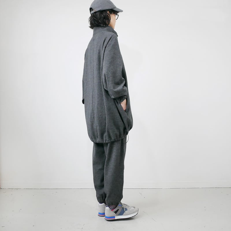 FIRMUM｜フィルマム｜ウール＆コットン・ツイルJQニット ハーフジップ