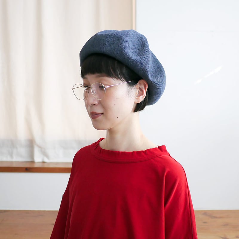 mature ha.｜マチュアーハ｜beret top gather big silk｜ベレー