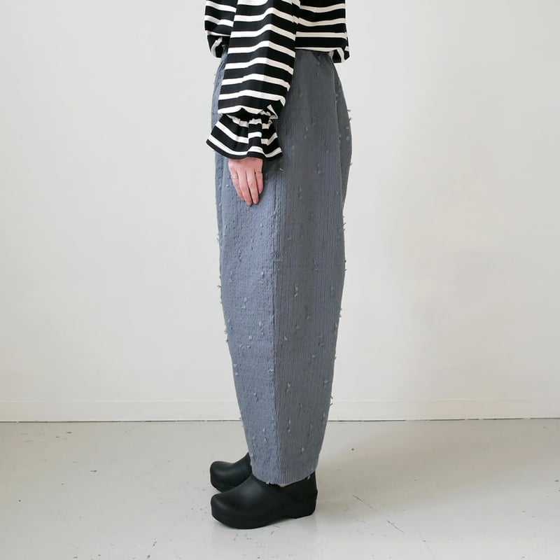 qiri｜キリ｜sashiko Jacquard cocoon pants ｜6301P10