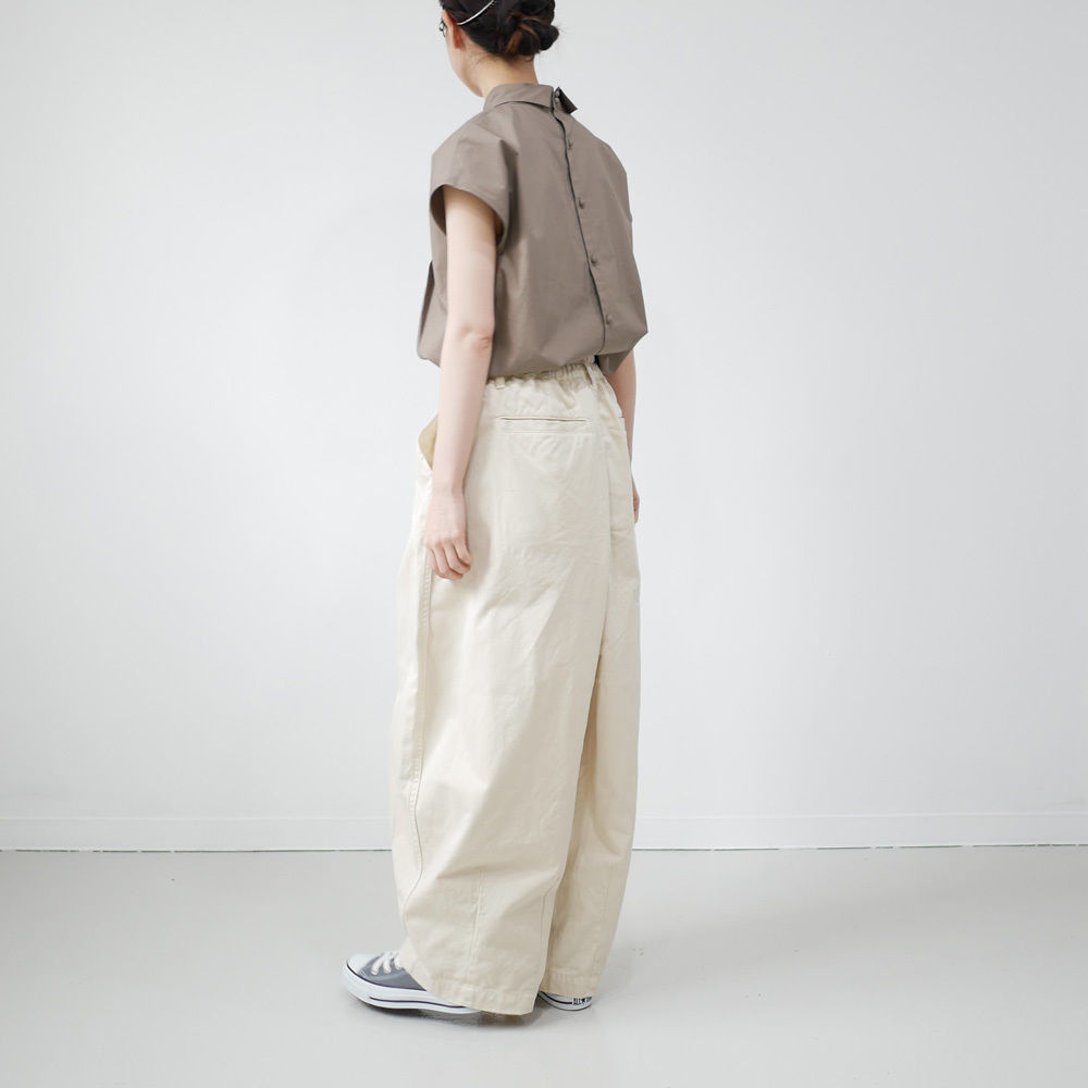 ハーベスティ HARVESTY サーカスパンツ A11709サイズ2 アイボリー HARVESTY ｜ ハーベスティ | チノクロスサーカスパンツ