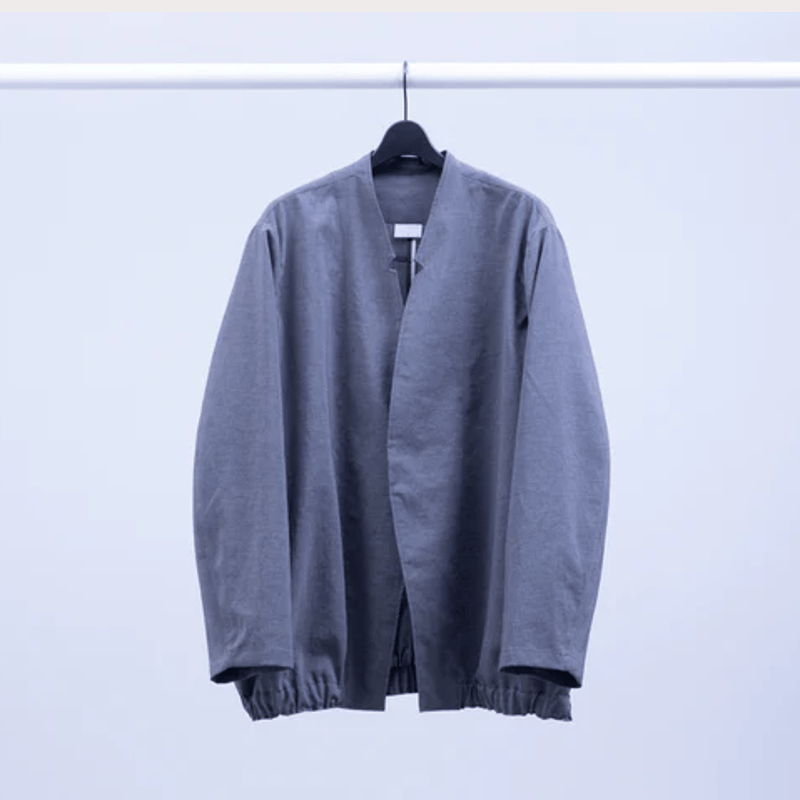 強撚ポリエステル・ストレッチポプリン プルオーバー　グレー NO CONTROL AIR（ノーコントロールエアー） | 強撚ポリエステル