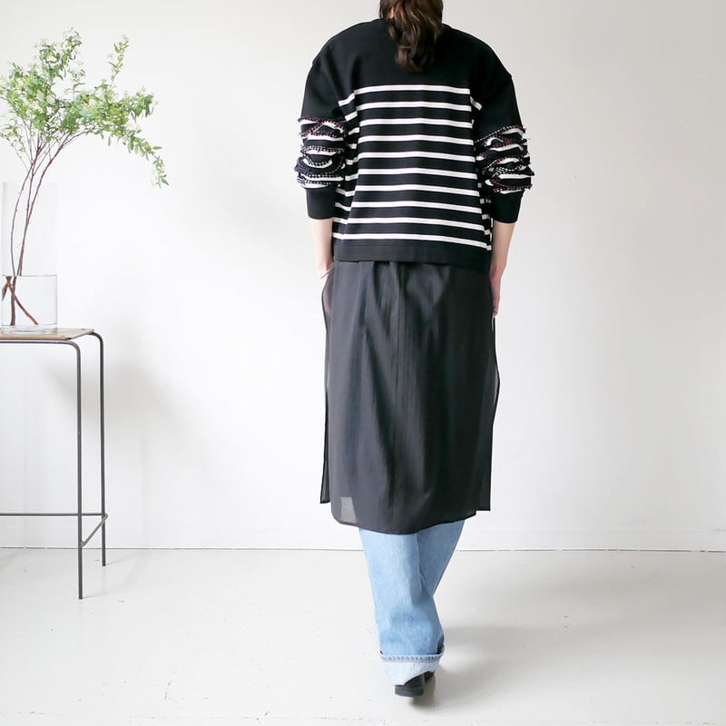 COOHEM| コーヘン | WOMEN_MARINE TWEEDY KNIT CARDIGA
