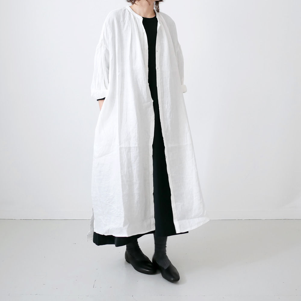 【美品】ユニバーサルティシュ　シャツドレス　シャツワンピース　夏② UNIVERSAL TISSU ユニヴァーサルティシュ｜ストライプクック