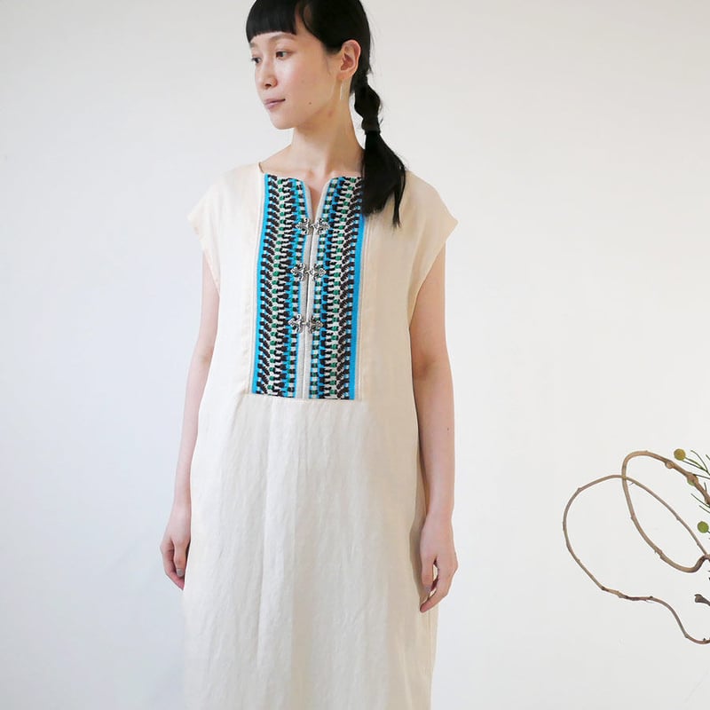 COOHEM| コーヘン | BOHEMIAN KNIT DETAIL ONE-PIECE|1...
