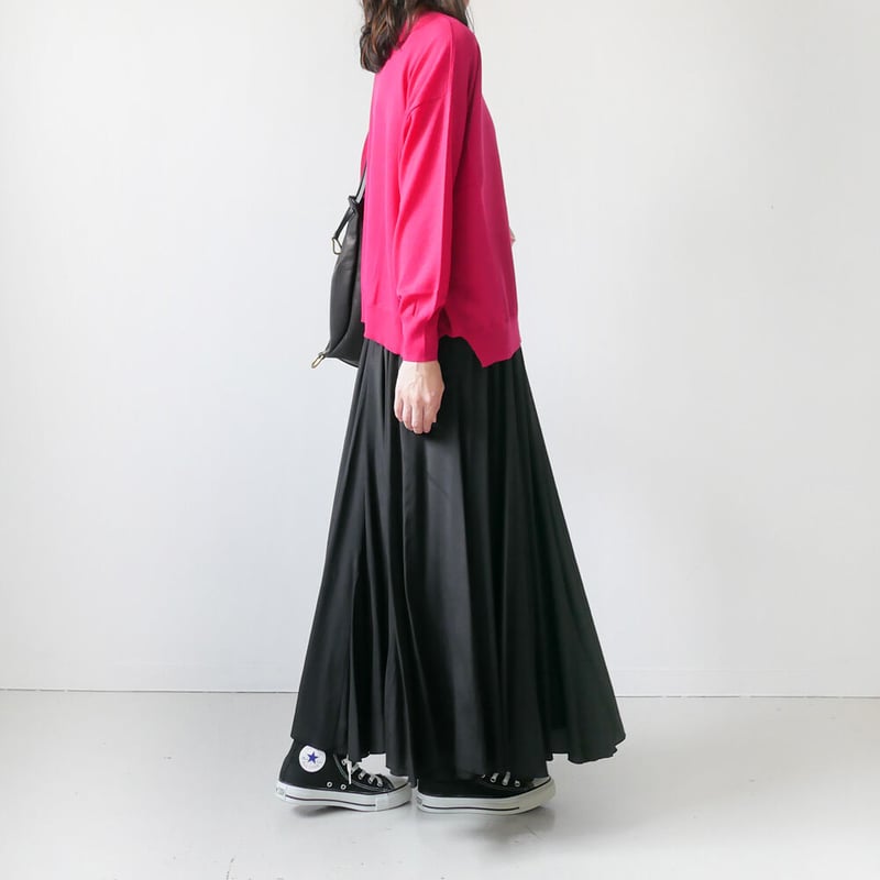 SACRA サクラ【新品未使用】 フレアスカート SACRA｜サクラ ｜レーヨンシルク マキシフレアスカート