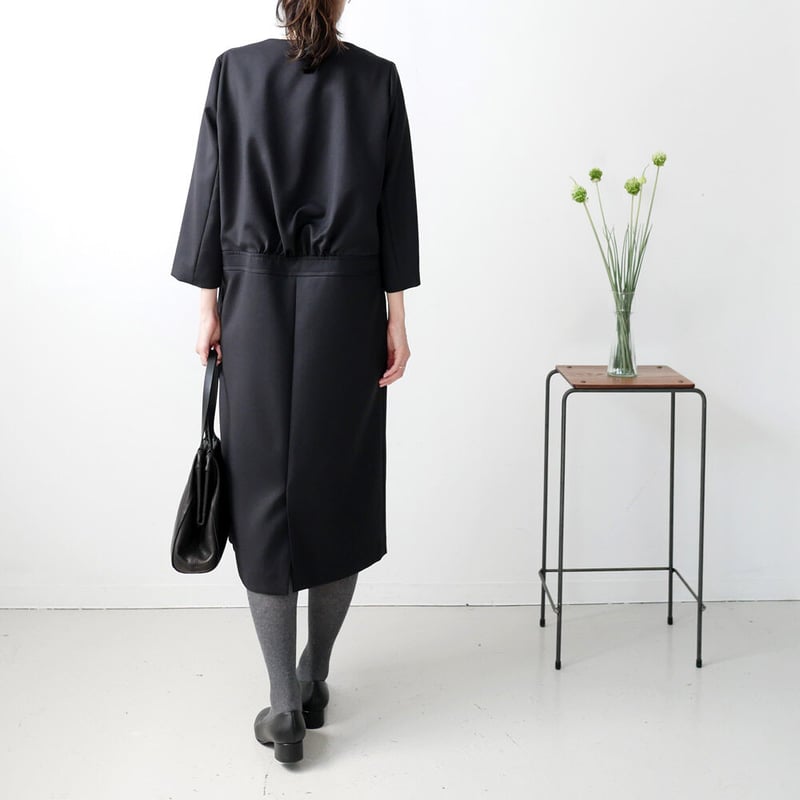 SACRA サクラ｜バックバルジカルゼワンピース｜119605041｜BLACK