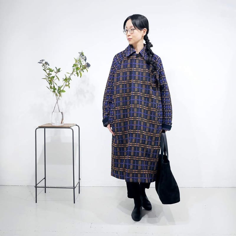 COOHEM| コーヘン | RETRO CHECK TWEED COAT ｜レトロチェック