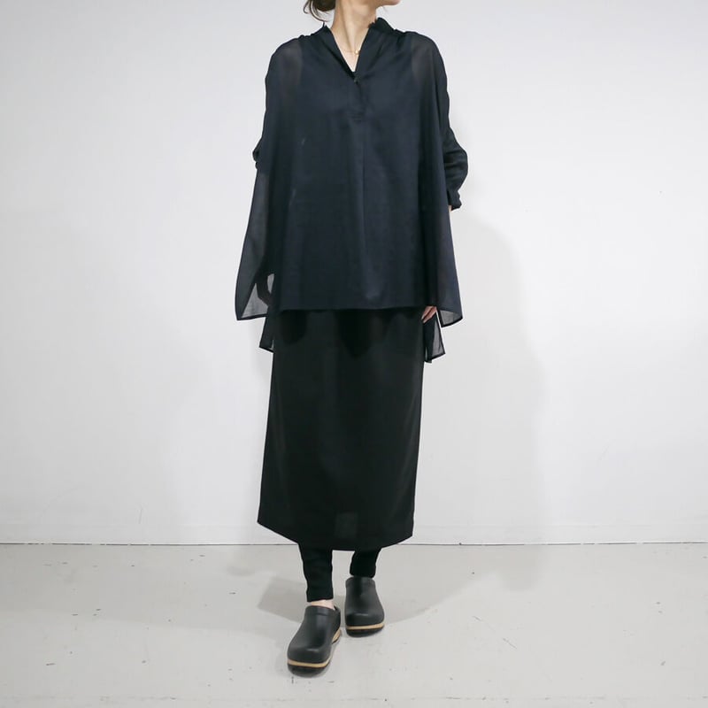 トップス FINE YARN COTTON CLOTH SACRA｜サクラ ｜FINE COTTON LAWN TOP|123118071|NAVY