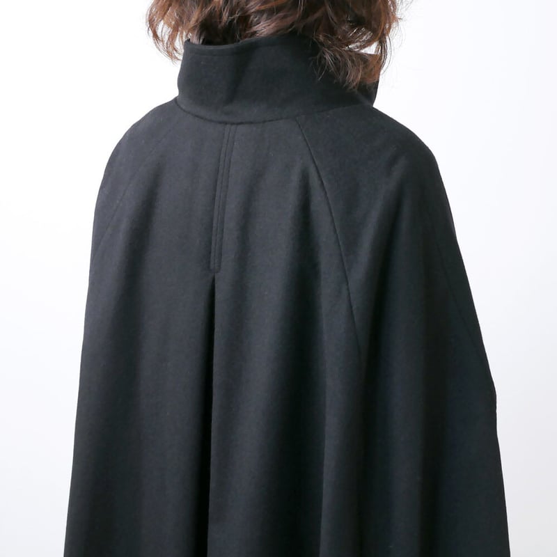 SI-SI-SI｜スースースー｜ ポンチョコート｜2020-21AW008W｜ブラック