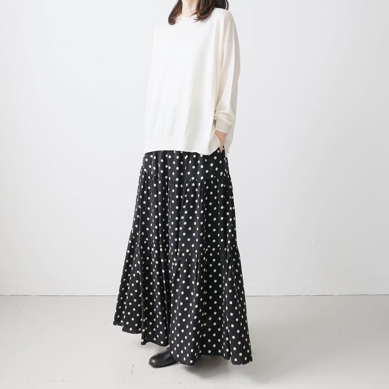 SACRA｜サクラ ｜POLKA DOT'S SKIRT｜ポルカドットスカート｜1206201