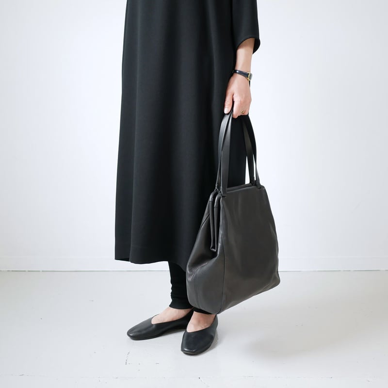 STYLECRAFT ブラックハンドバッグ STYLE CRAFT (スタイルクラフト) ゴート2WAYショルダー