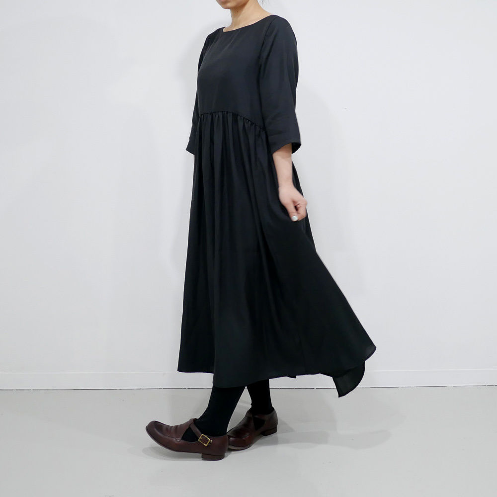 Alaris アラリス ギャザーワンピース3way ブラック OP-010 | 