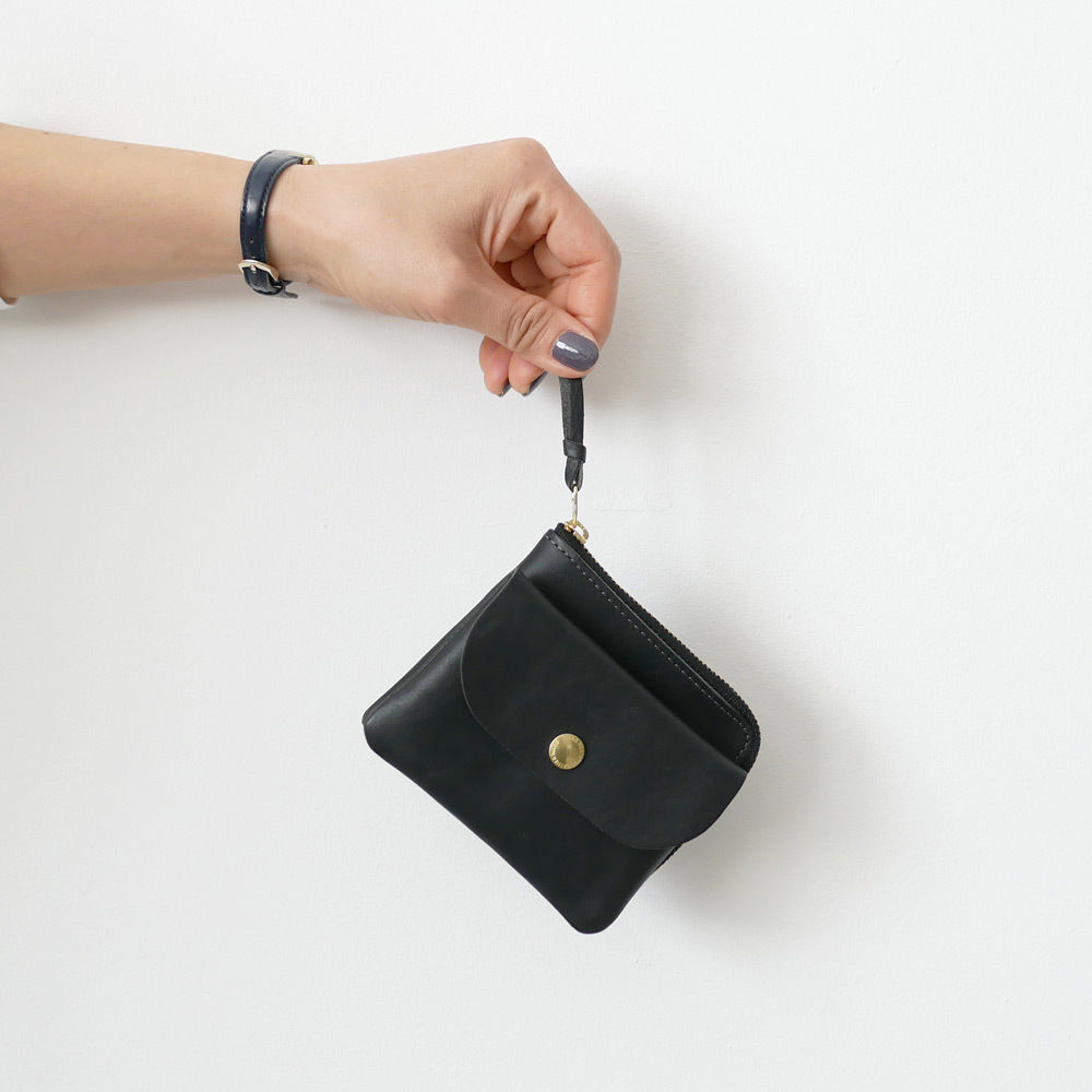 CINQ|サンク|小さめの財布|BLACK | GOUACHE FUKUOKA CINQ|サンク|小さめの財布|BLACK | GOUACHE FUKUOKA