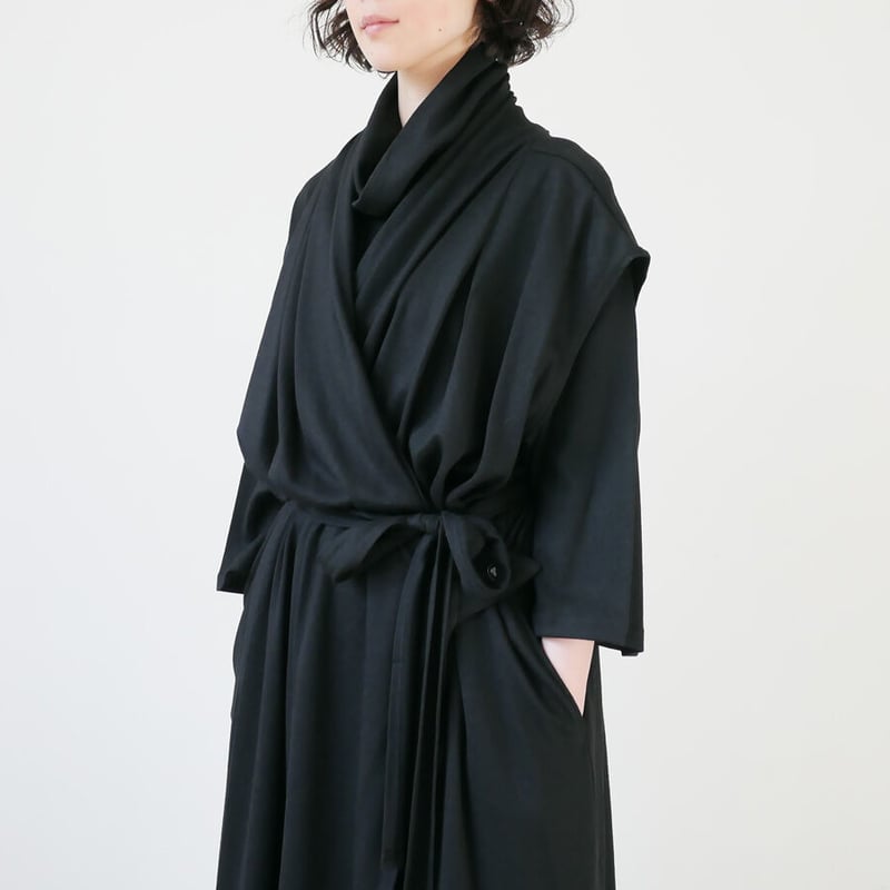 SI-HIRAI スーヒライ NO COLLAR COAT ノーカラーコート ロング